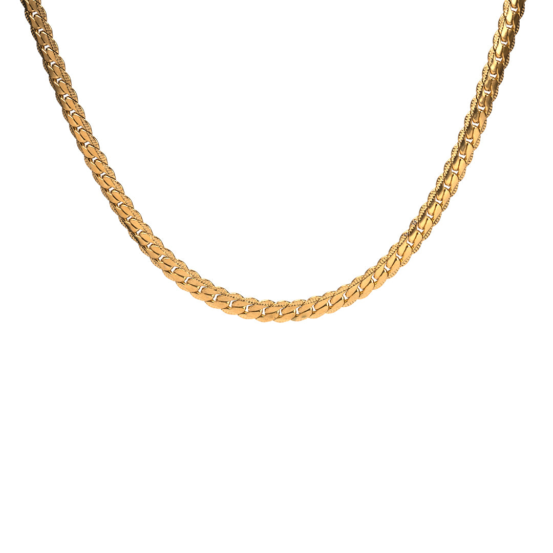 Groumette chain necklace