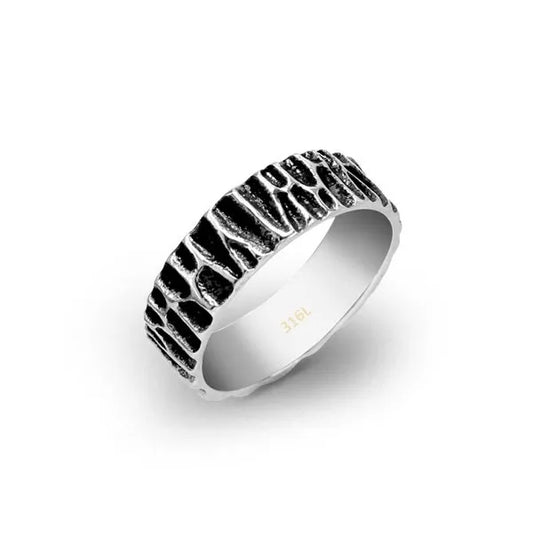Anello a fascia in acciaio 316L