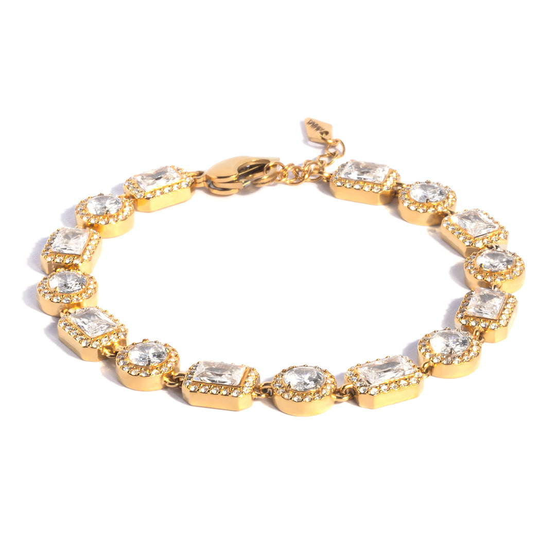 Bracciale Zircon Mix gold