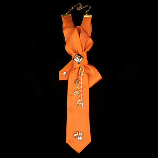 Collana Orange Tie