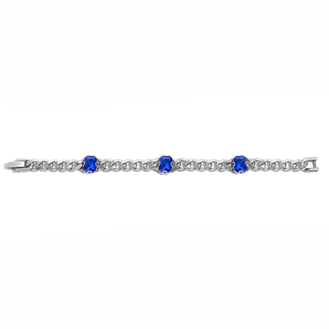 Bracciale Chain Zircon blue