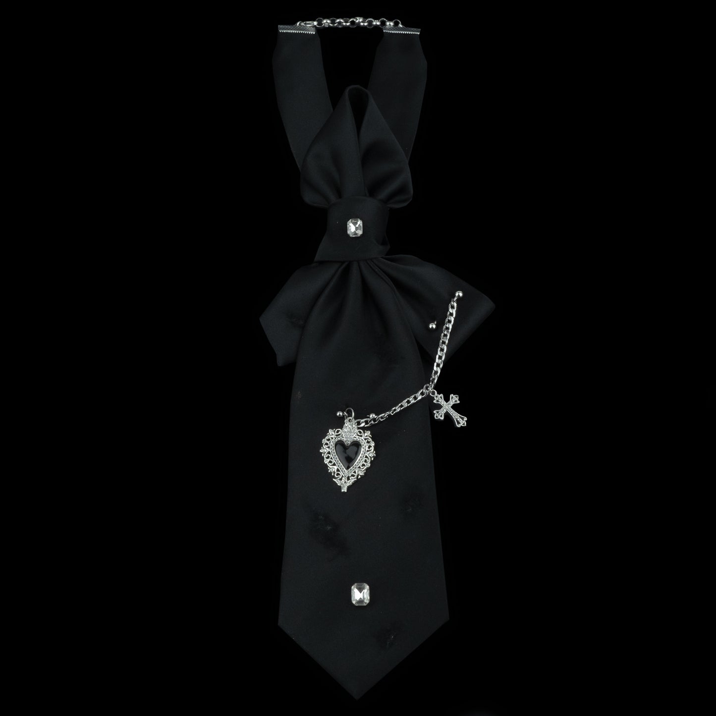 Collana Black Heart Tie