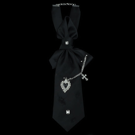 Collana Black Heart Tie