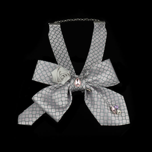 Collana Fiocco Grey Tie