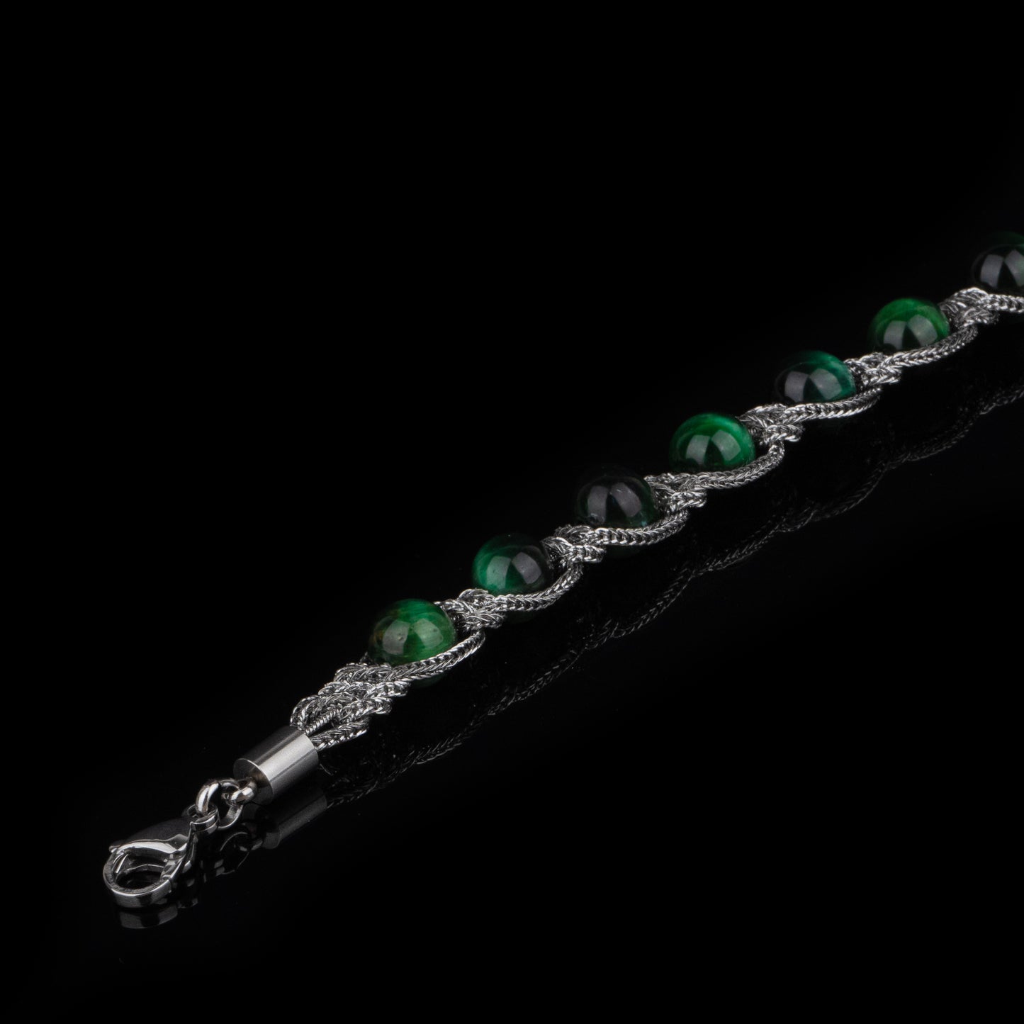 Bracciale Shamballa verde