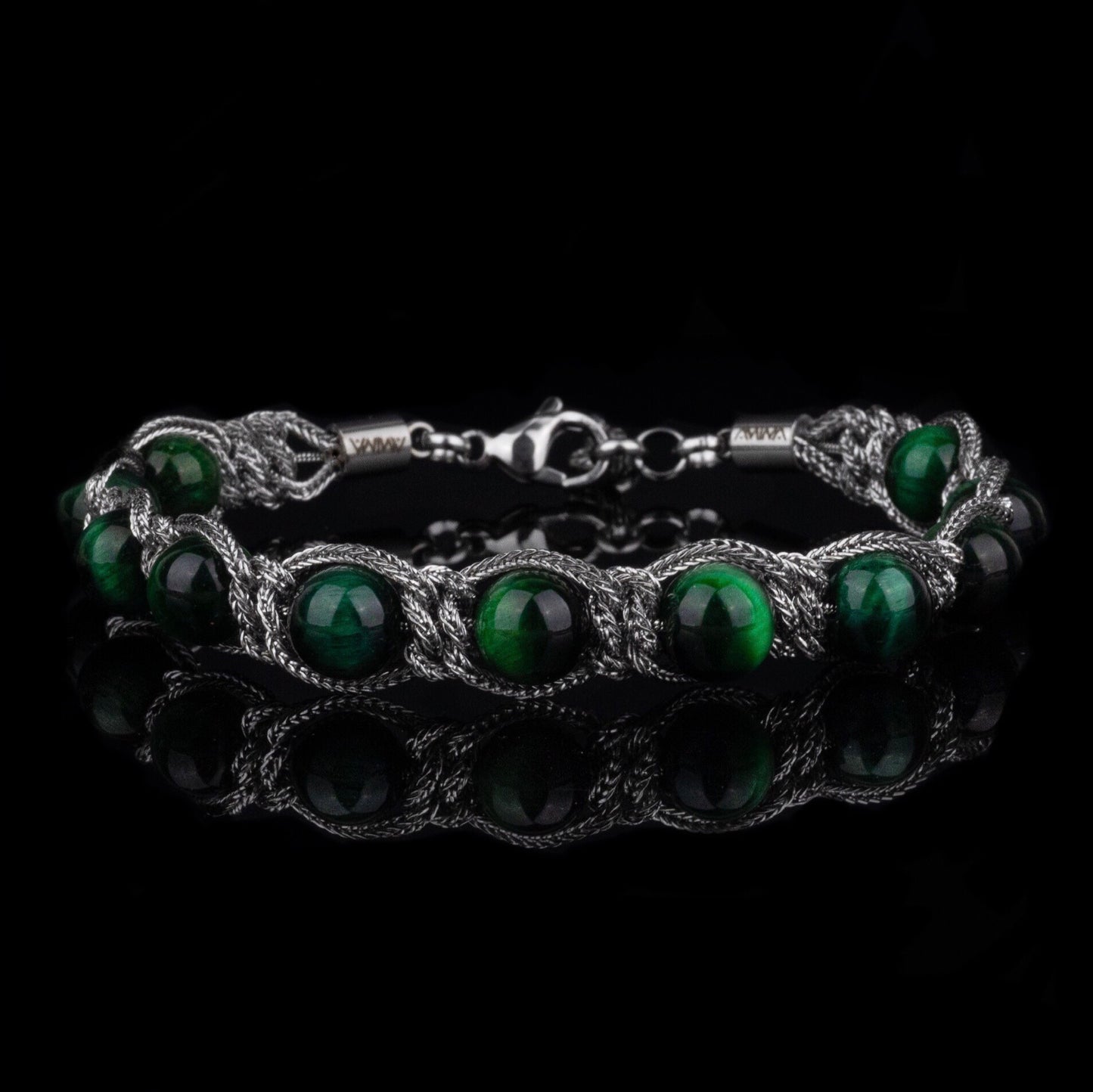 Bracciale Shamballa verde