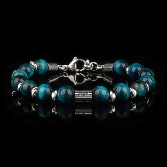 Bracciale Light Blue Tiger Eye